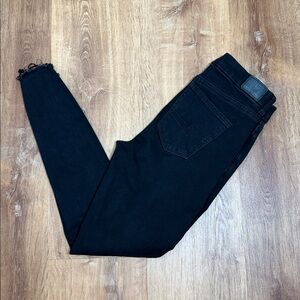 Women’s American Eagle Outfitters Black Dream Jeans Distressed size 4R